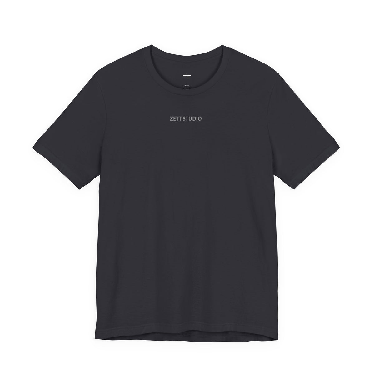 Minimalistisk 'ZETT STUDIO' Logo-tee — Unisex kortermet skjorte