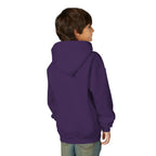 Youth Hoodie with Blue Handprint Chest Logo - Kids Casual Pullover