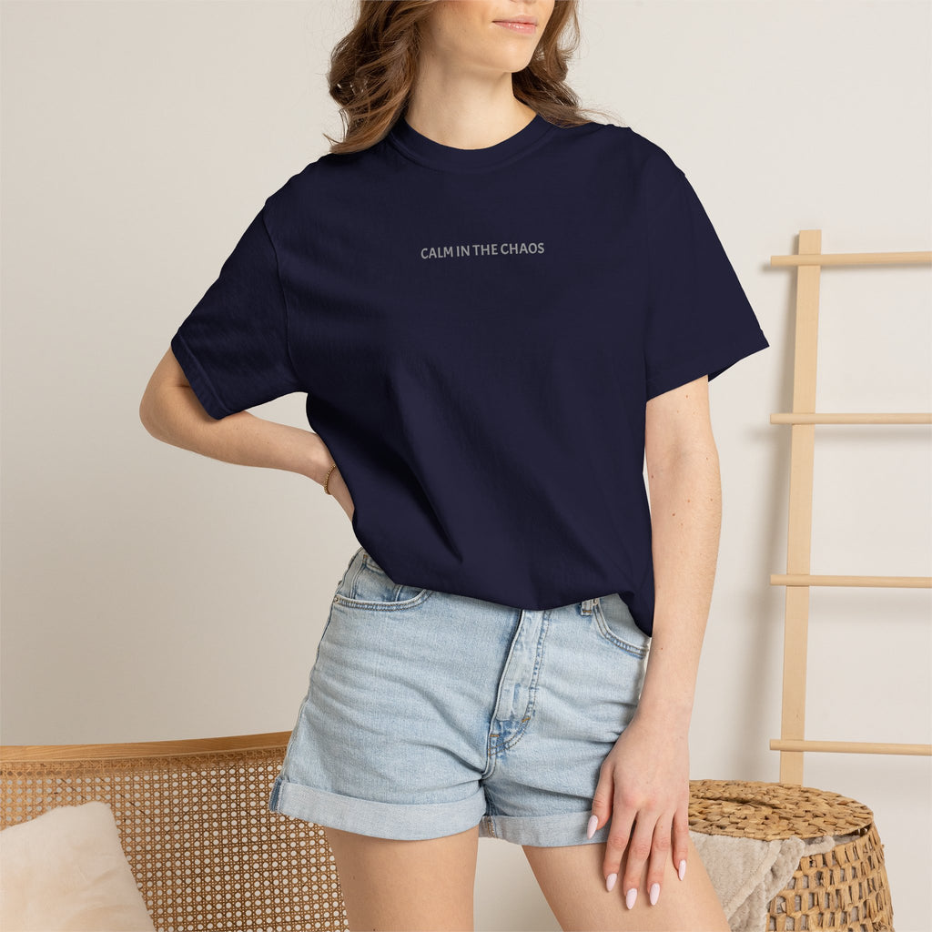 Calm in the Chaos T-Shirt — Minimalist Inspirational Tee