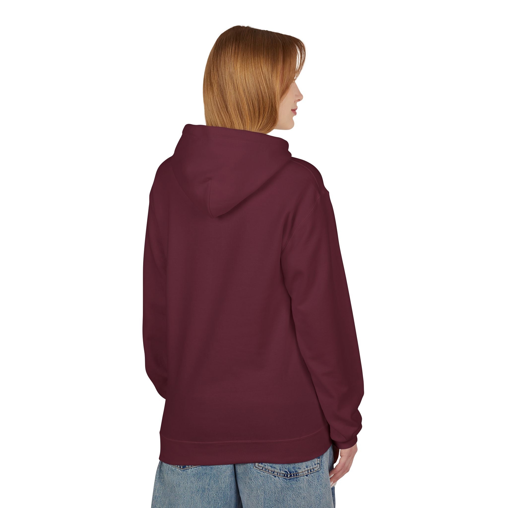 Minimal Tiny Text Hoodie — UNISEX HOODIE