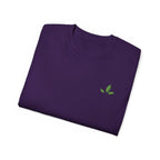 Leaf Logo Tee — Minimal Unisex T-Shirt
