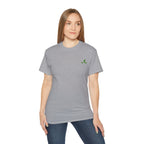 Leaf Logo Tee — Minimal Unisex T-Shirt