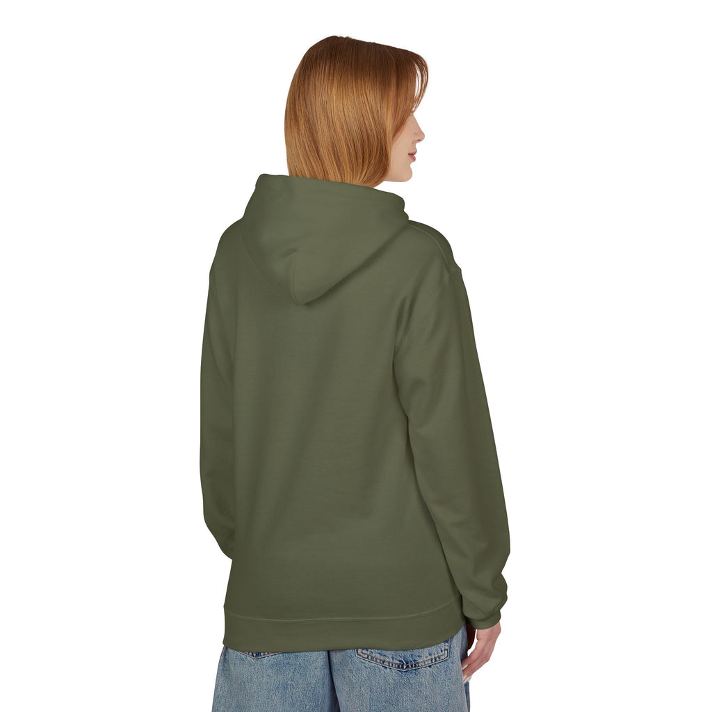 Minimal Tiny Text Hoodie — UNISEX HOODIE