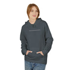 Minimal Tiny Text Hoodie — UNISEX HOODIE