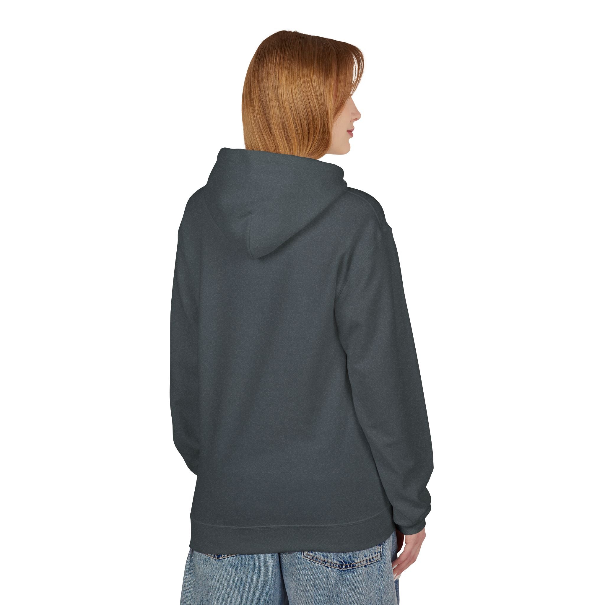 Minimal Tiny Text Hoodie — UNISEX HOODIE