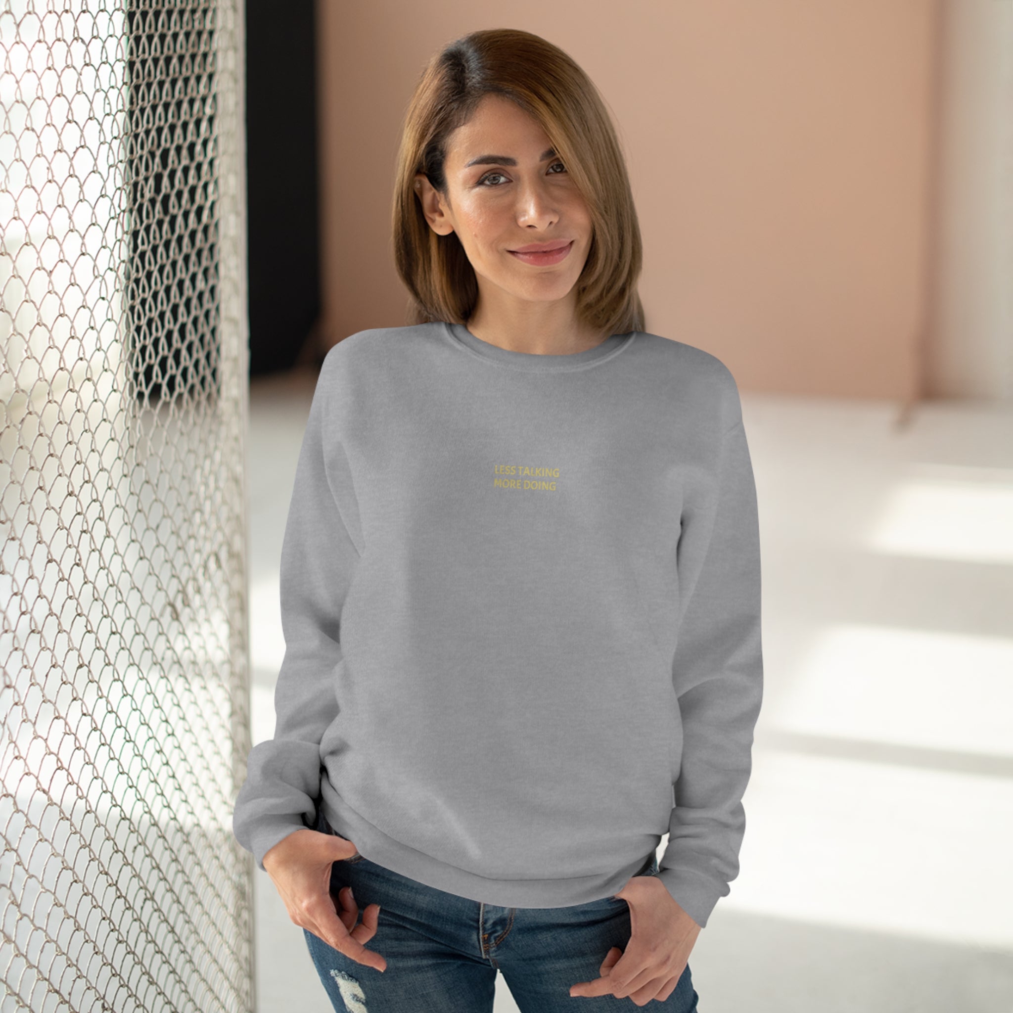 Minimalist Crewneck Sweatshirt — Cozy Self‑Care Casual