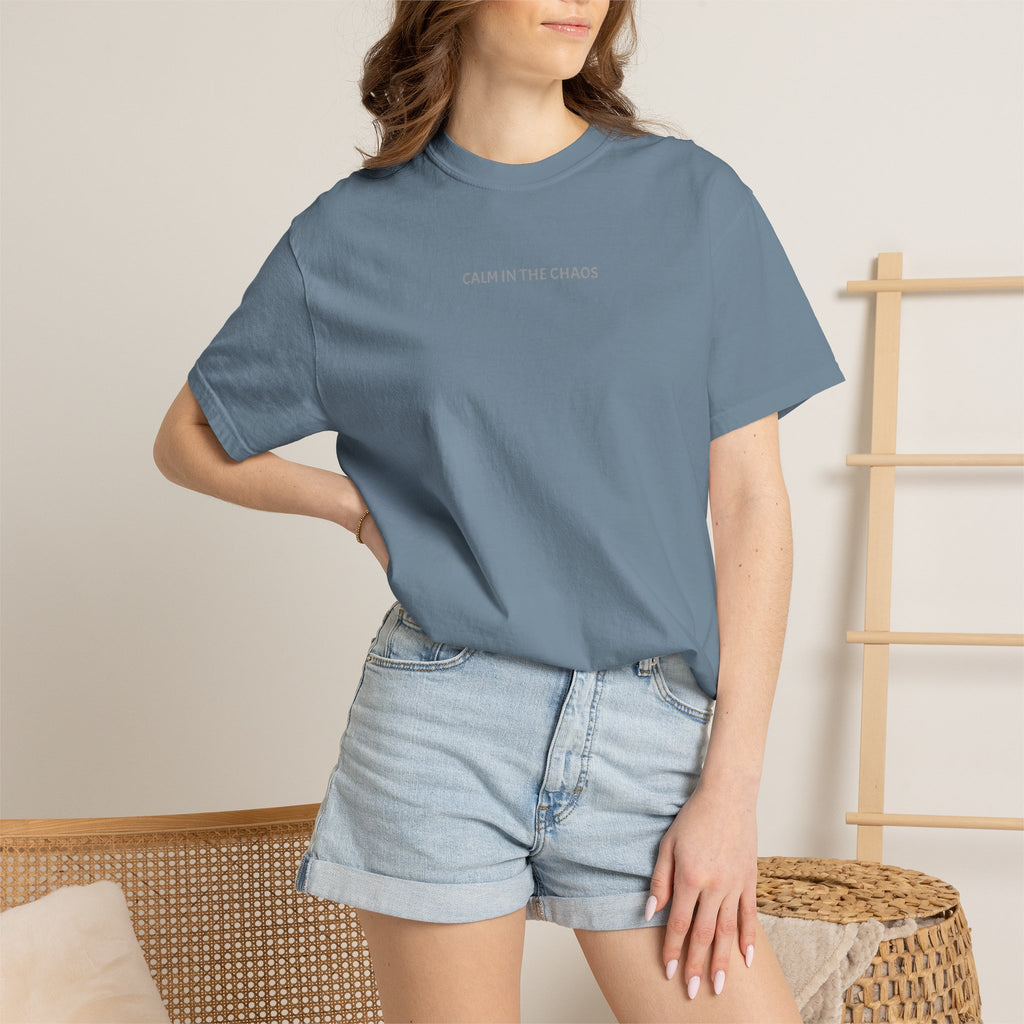Calm in the Chaos T-Shirt — Minimalist Inspirational Tee