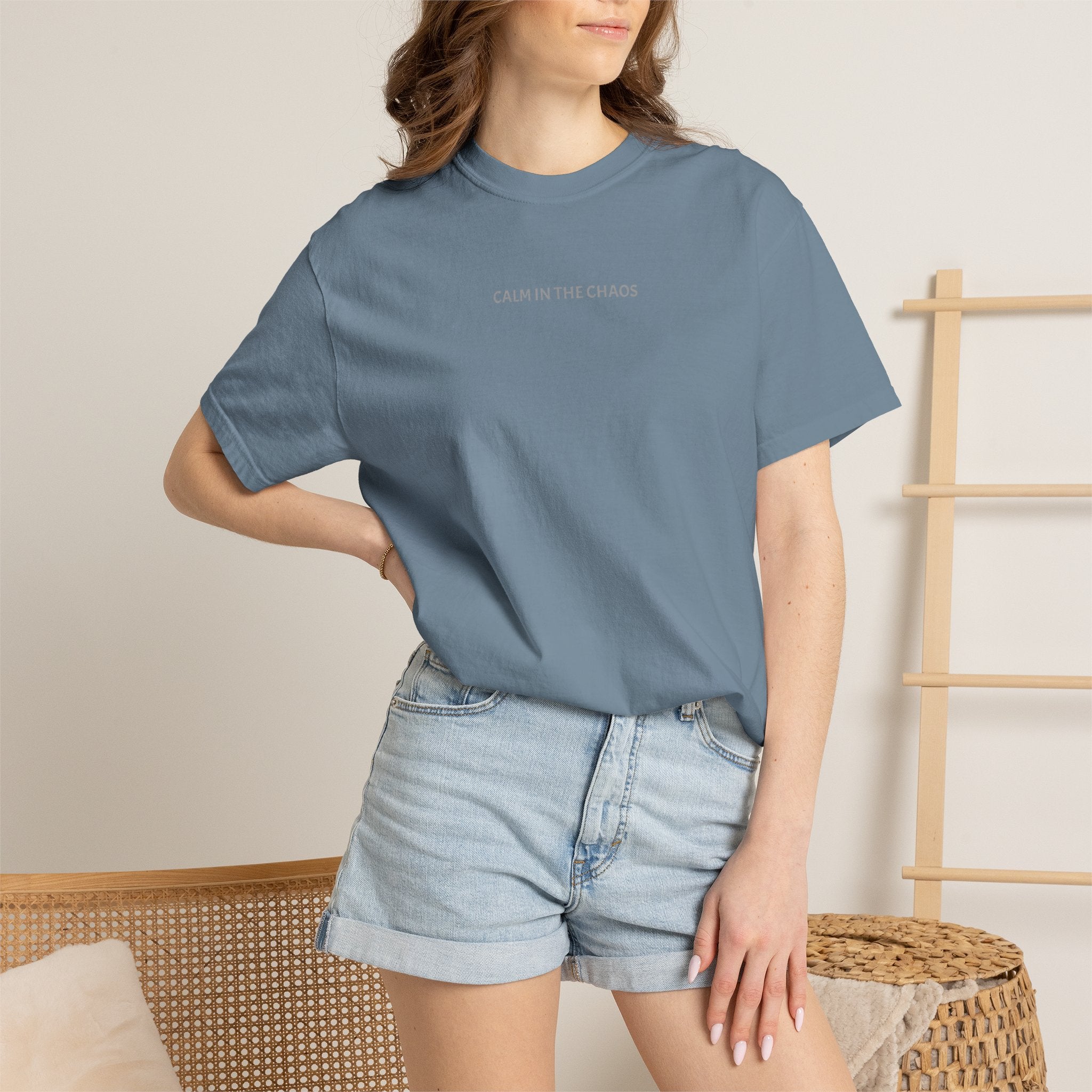 Calm in the Chaos T-Shirt — Minimalist Inspirational Tee