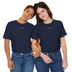 Minimalistisk 'ZETT STUDIO' Logo-tee — Unisex kortermet skjorte