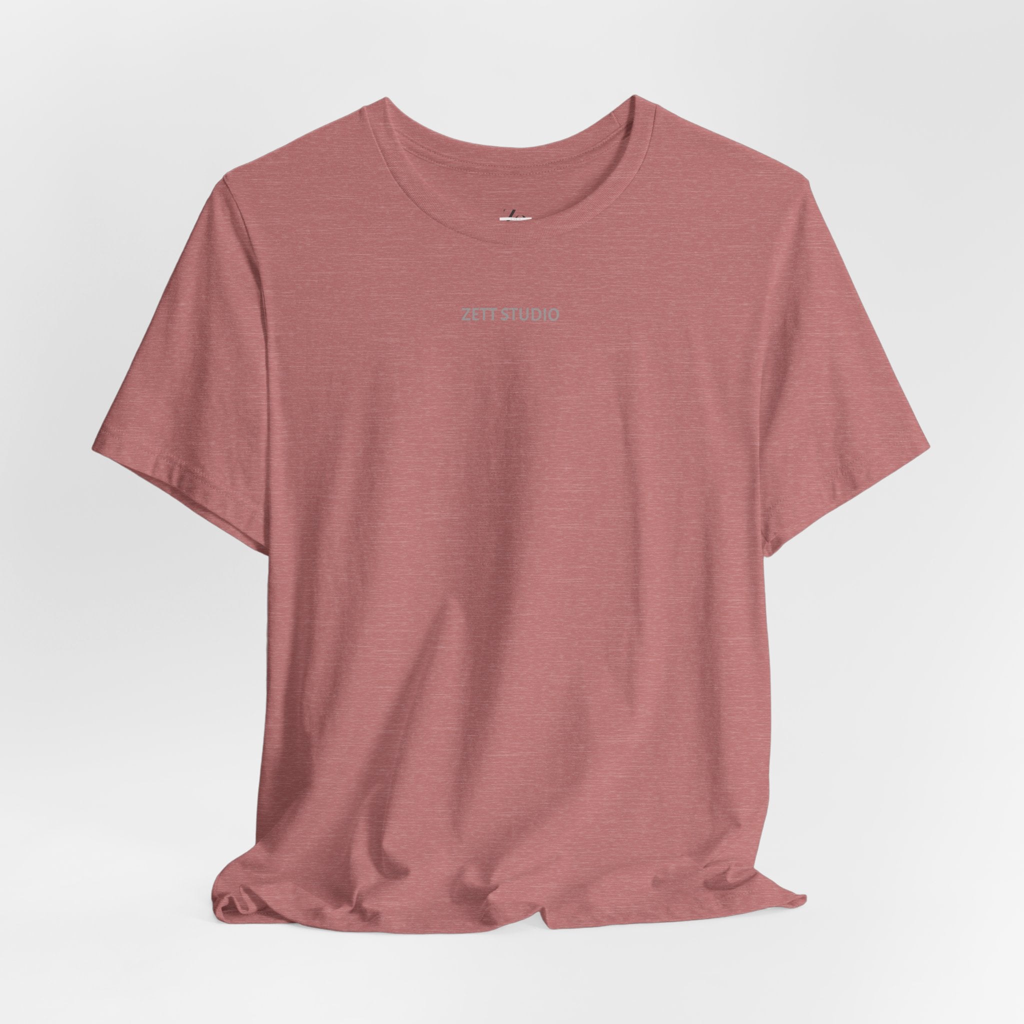 Minimalistisk 'ZETT STUDIO' Logo-tee — Unisex kortermet skjorte