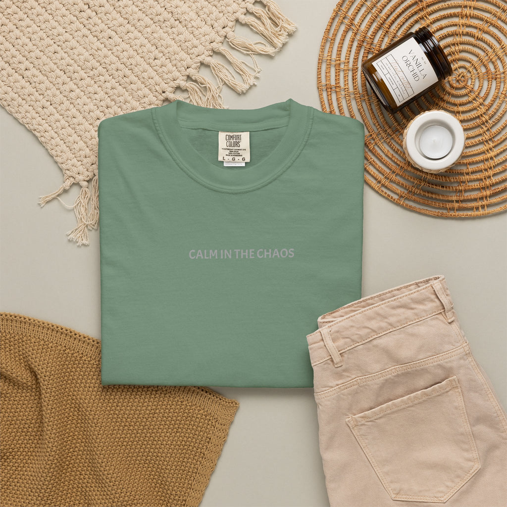 Calm in the Chaos T-Shirt — Minimalist Inspirational Tee