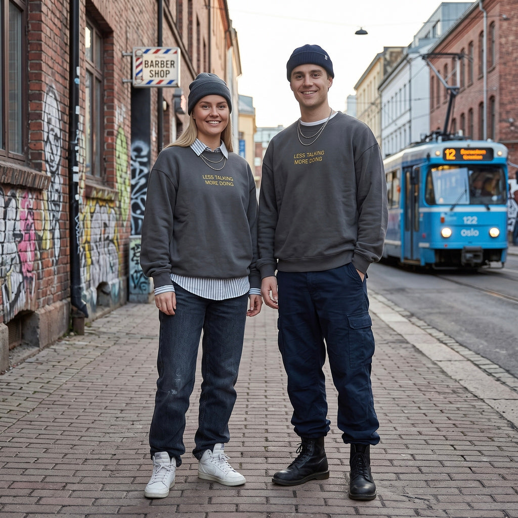 Minimalist Crewneck Sweatshirt — Cozy Self‑Care Casual