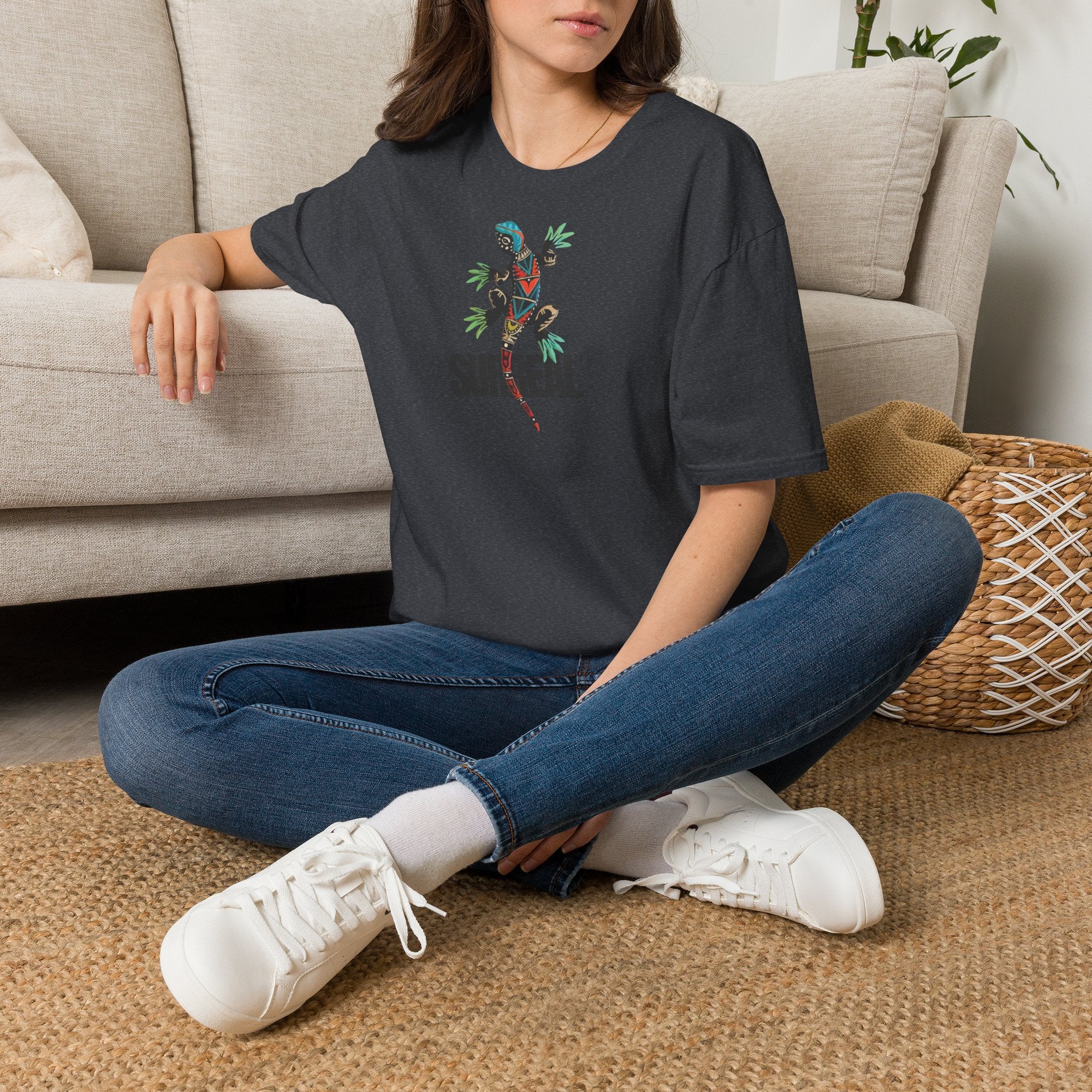 Surreal Gecko Unisex T-skjorte
