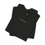Minimalistisk 'ZETT STUDIO' Logo-tee — Unisex kortermet skjorte