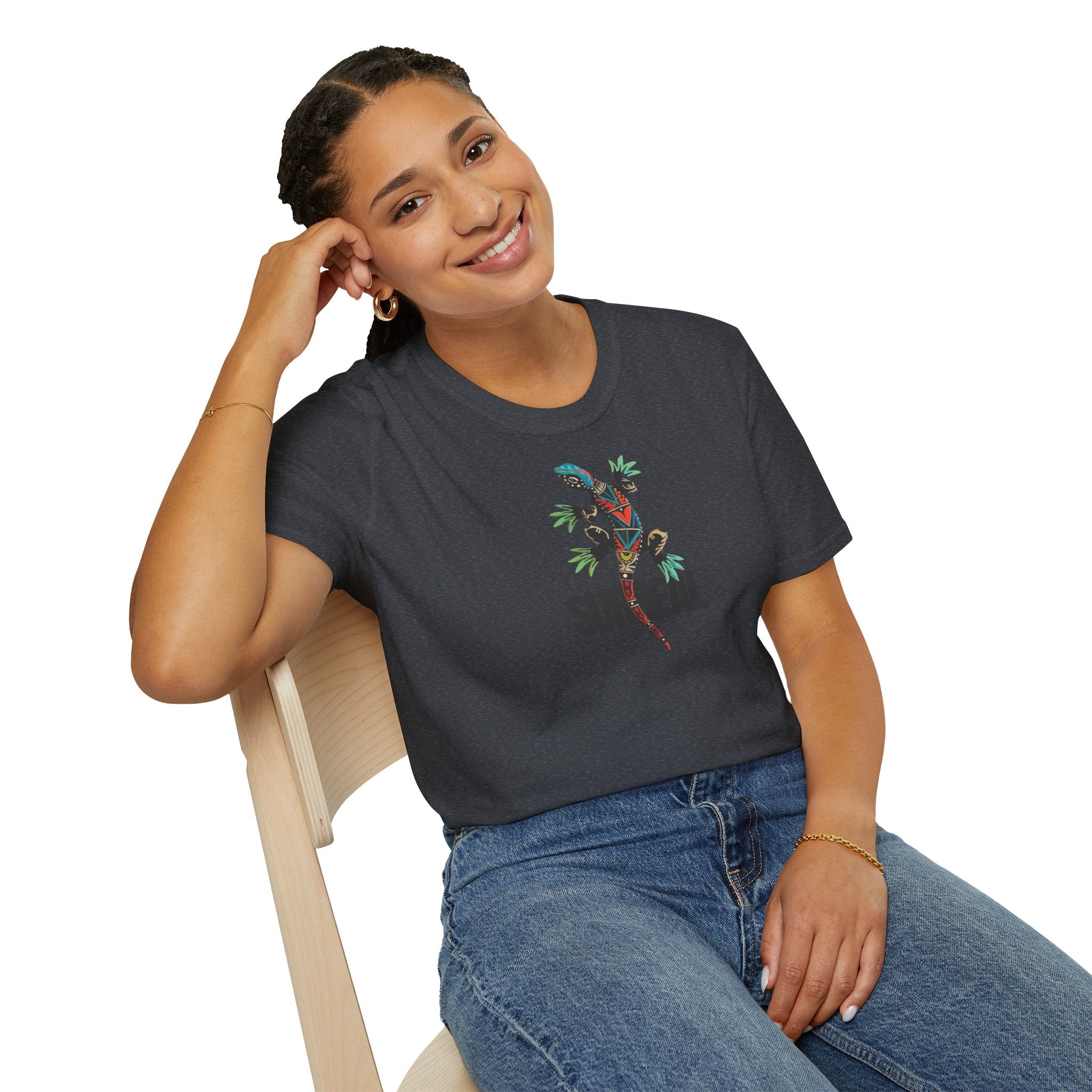 Surreal Gecko Unisex T-skjorte