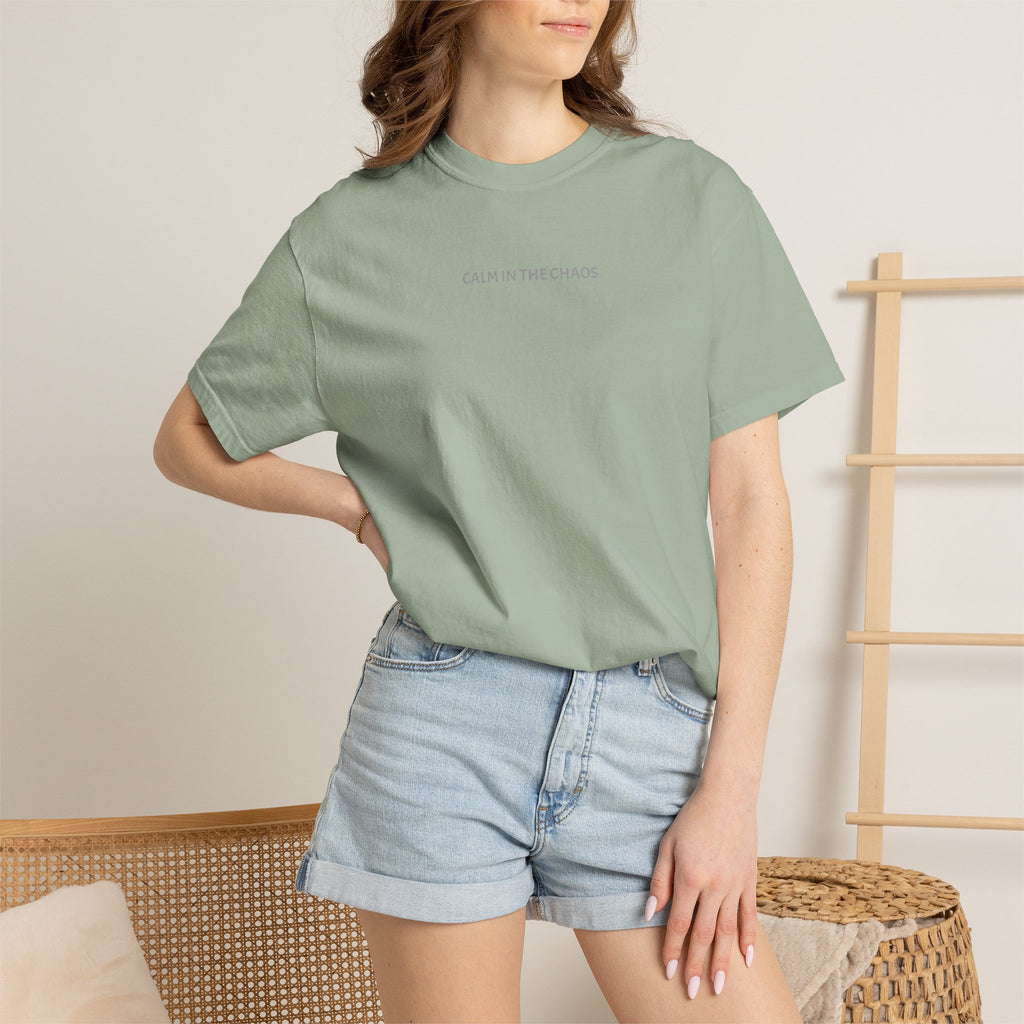 Calm in the Chaos T-Shirt — Minimalist Inspirational Tee