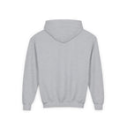 Youth Hoodie with Blue Handprint Chest Logo - Kids Casual Pullover