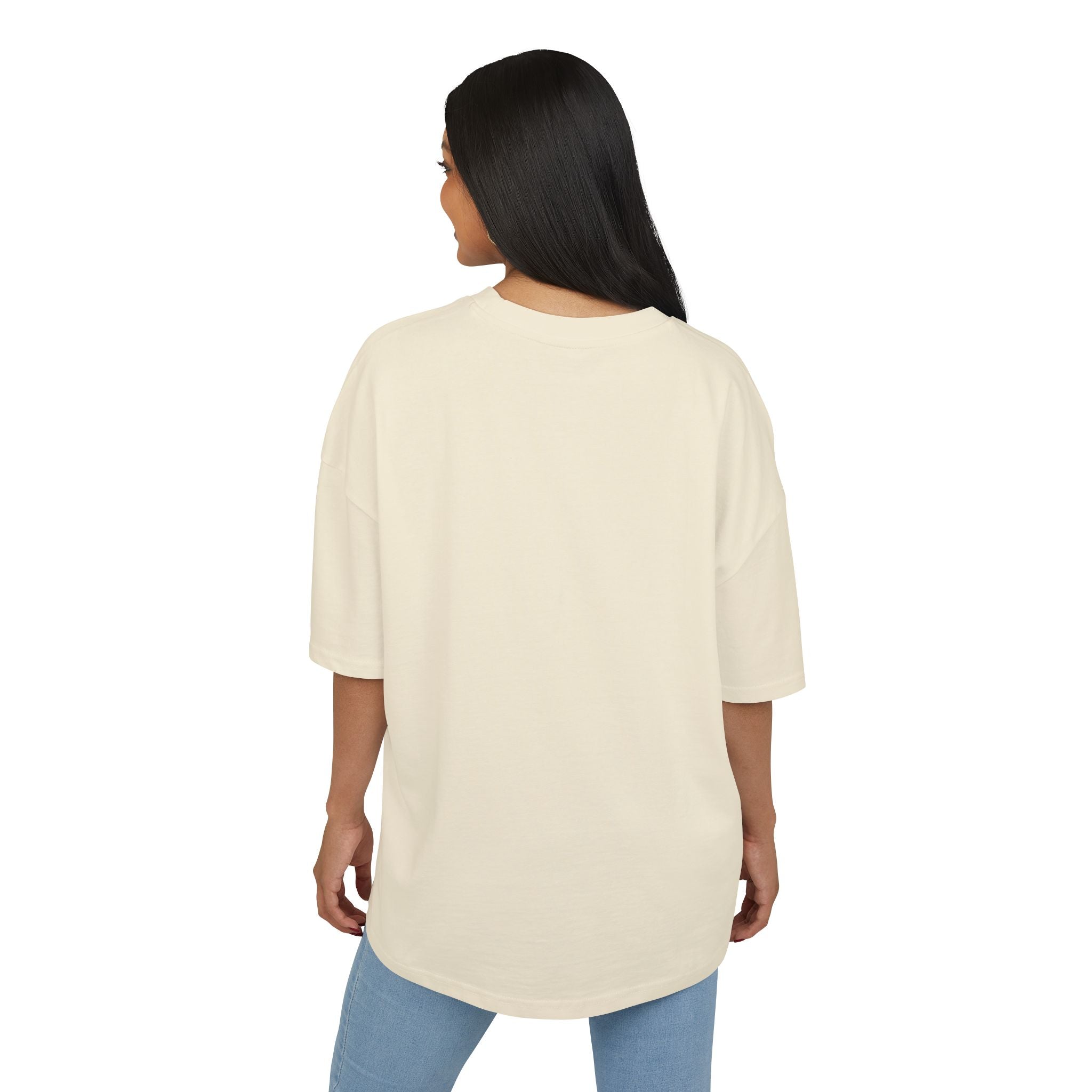 Minimal Pink Silhouette Graphic Tee - Casual Boxy Cotton Shirt