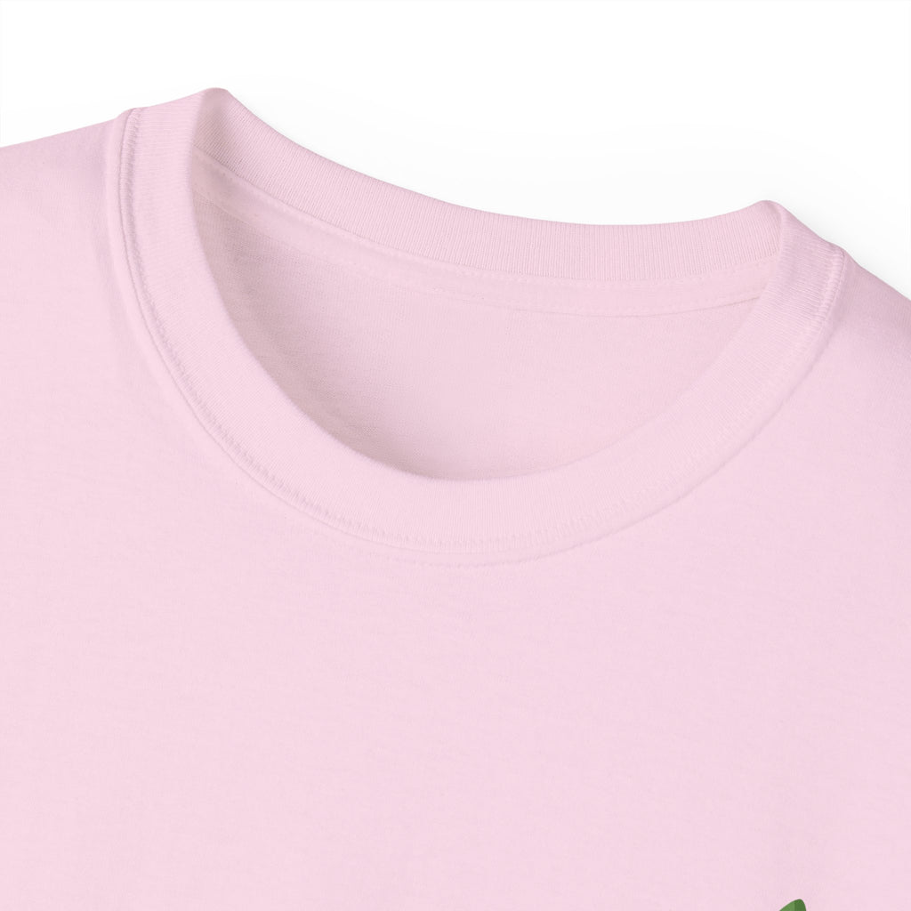 Leaf Logo Tee — Minimal Unisex T-Shirt