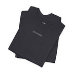 Minimalistisk 'ZETT STUDIO' Logo-tee — Unisex kortermet skjorte