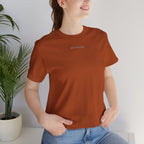 Minimalistisk 'ZETT STUDIO' Logo-tee — Unisex kortermet skjorte