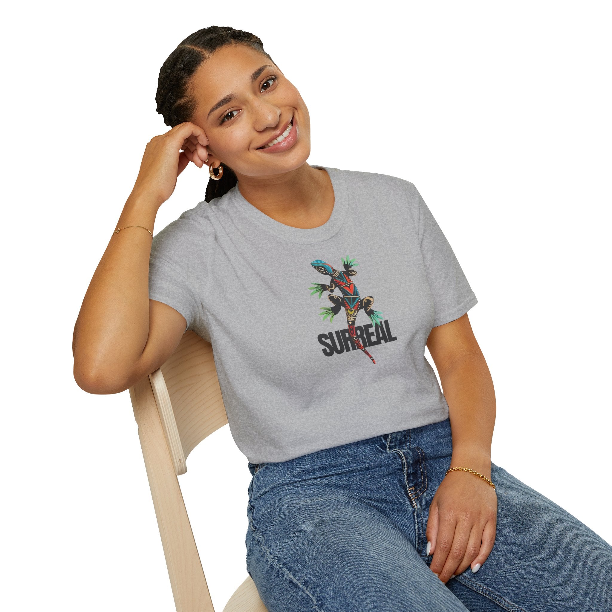Surreal Gecko Unisex T-skjorte