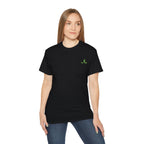 Leaf Logo Tee — Minimal Unisex T-Shirt