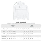Youth Hoodie with Blue Handprint Chest Logo - Kids Casual Pullover