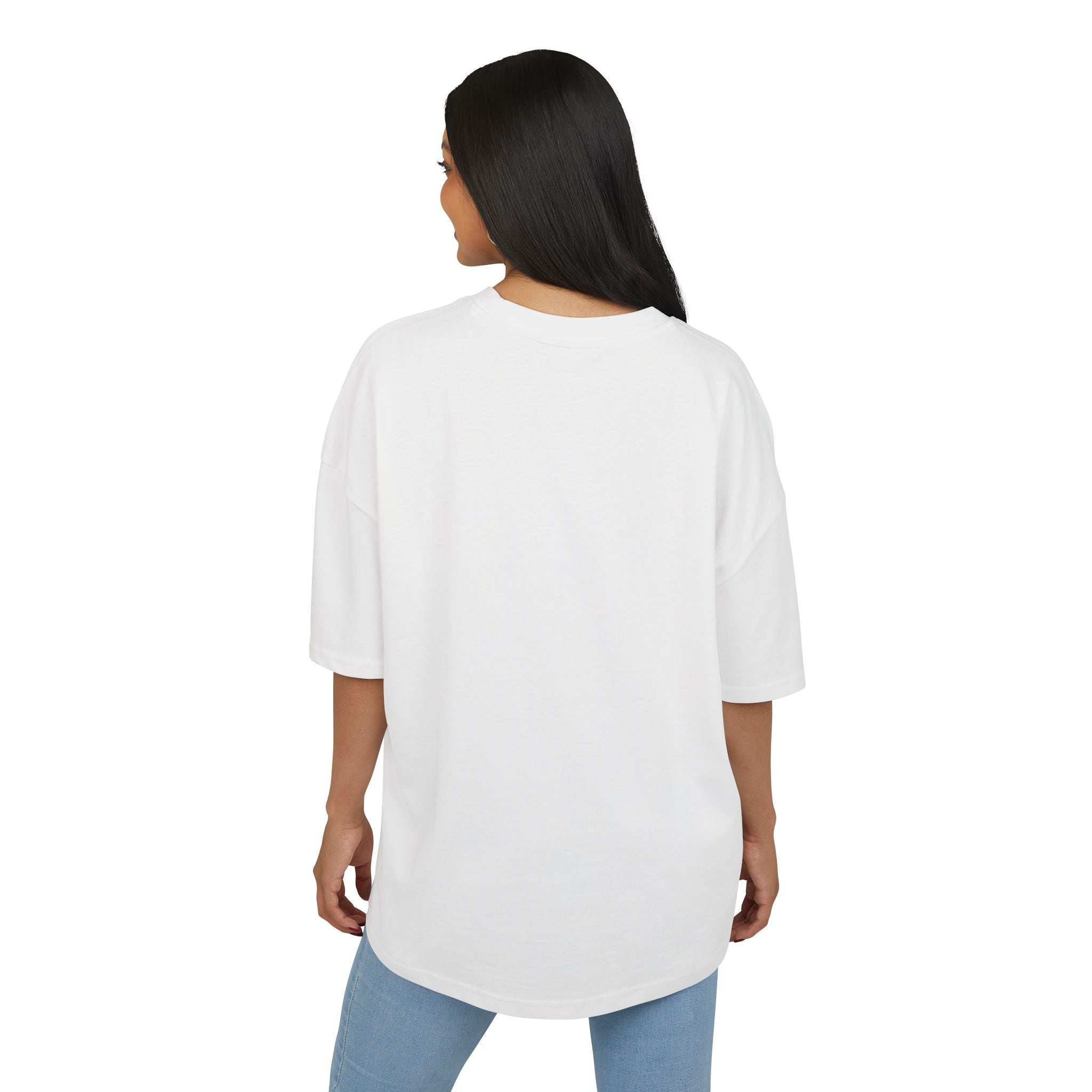 Minimal Pink Silhouette Graphic Tee - Casual Boxy Cotton Shirt