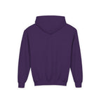 Youth Hoodie with Blue Handprint Chest Logo - Kids Casual Pullover