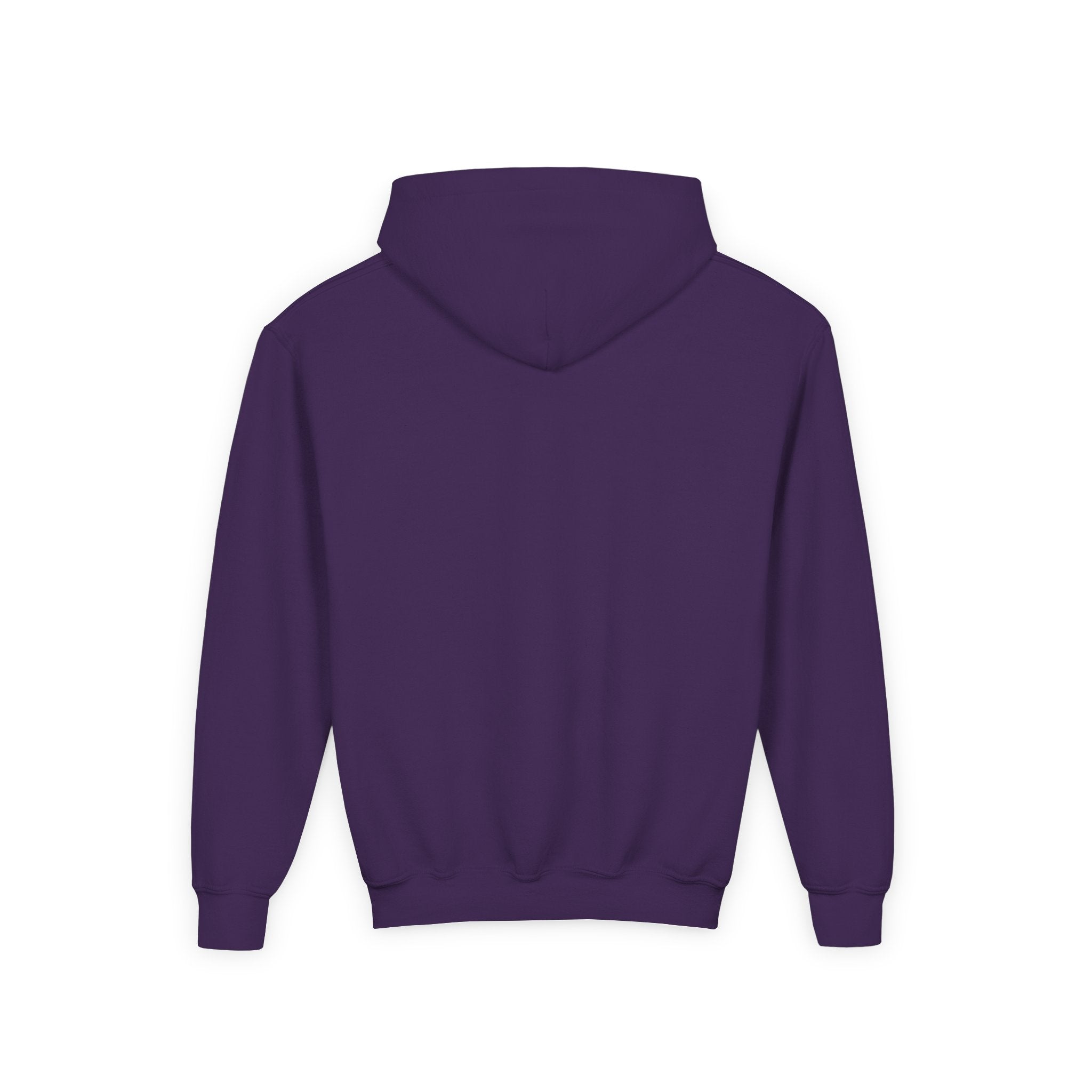 Youth Hoodie with Blue Handprint Chest Logo - Kids Casual Pullover