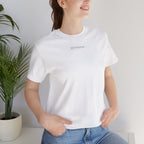Minimalistisk 'ZETT STUDIO' Logo-tee — Unisex kortermet skjorte