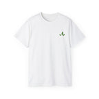 Leaf Logo Tee — Minimal Unisex T-Shirt
