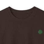 Minimal Green Clover Long Sleeve Tee