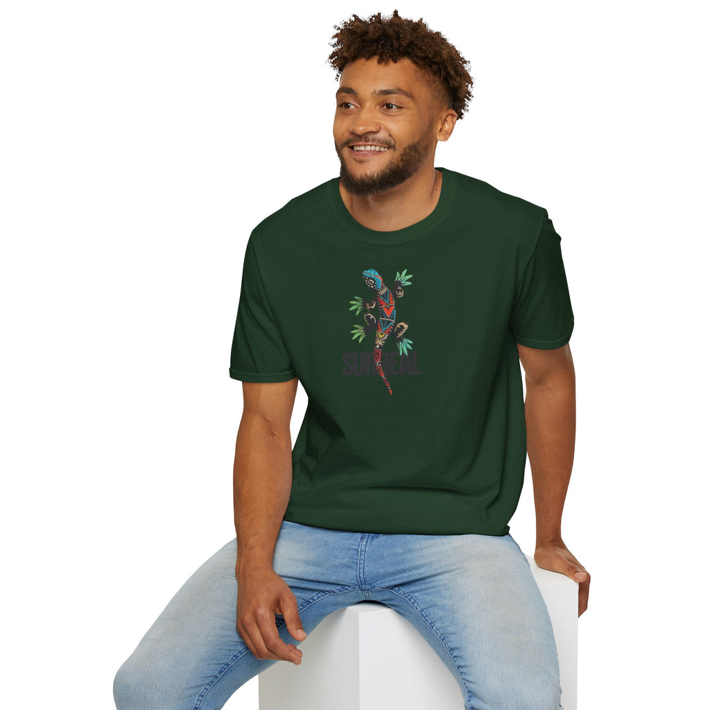 Surreal Gecko Unisex T-skjorte
