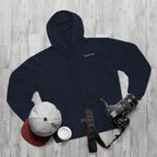 Minimal 'Vibe With Me' Zip Hoodie –Unisex Sweatshirt