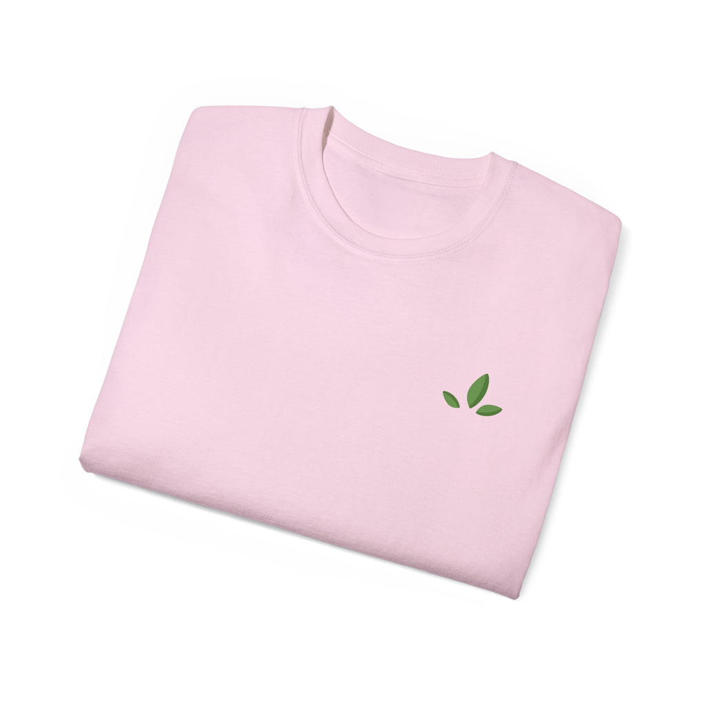Leaf Logo Tee — Minimal Unisex T-Shirt