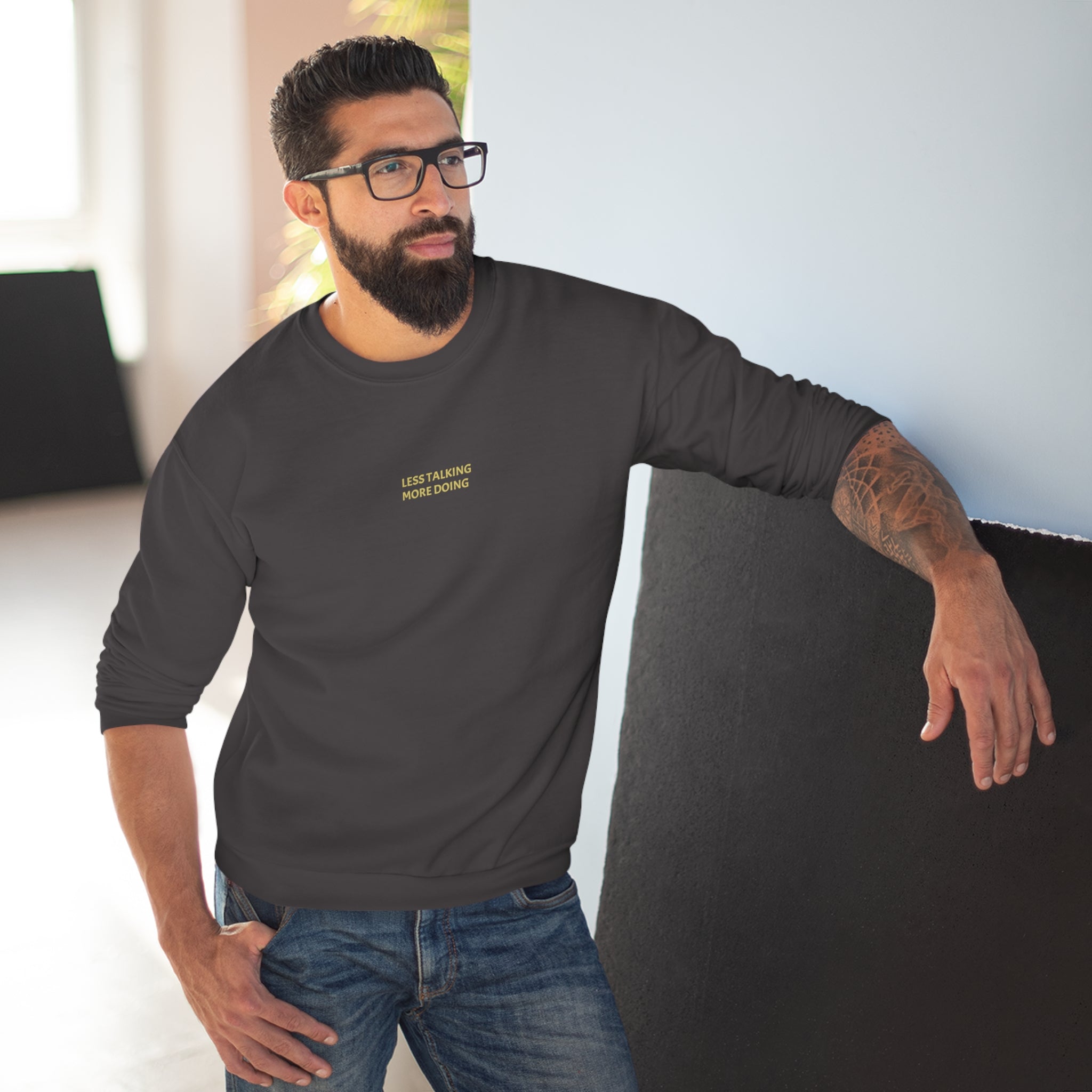 Minimalist Crewneck Sweatshirt — Cozy Self‑Care Casual