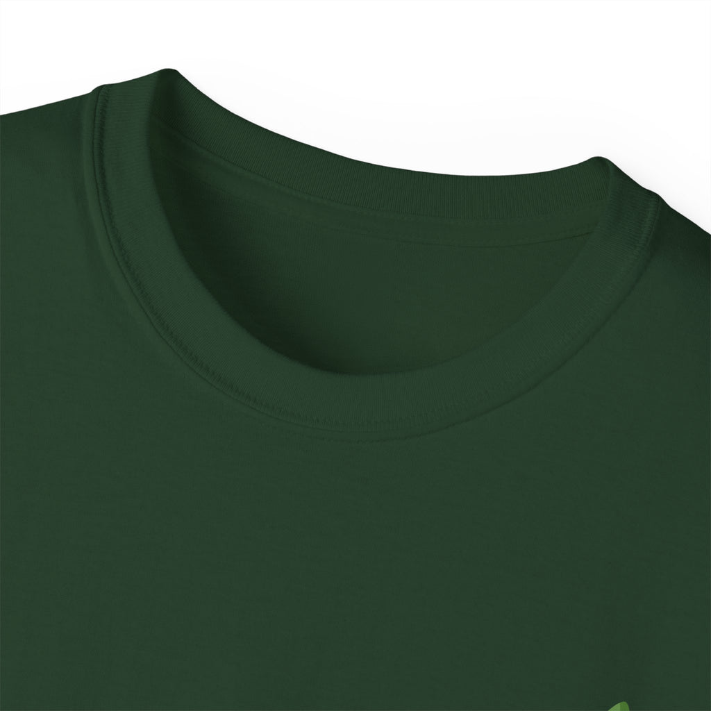 Leaf Logo Tee — Minimal Unisex T-Shirt