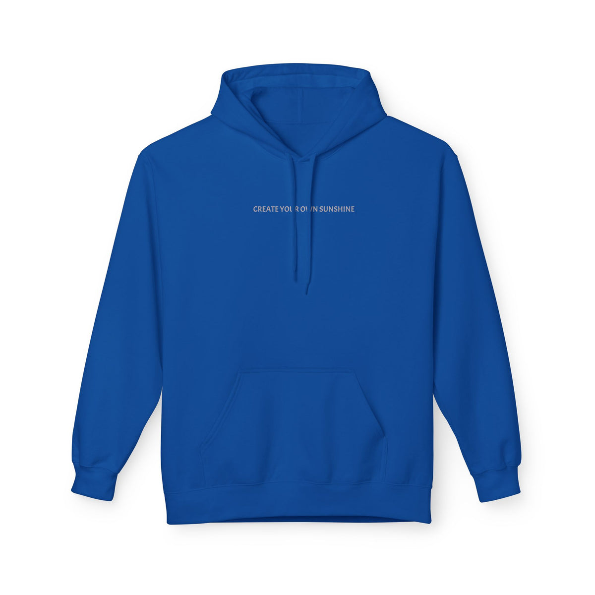 Minimal Tiny Text Hoodie — UNISEX HOODIE
