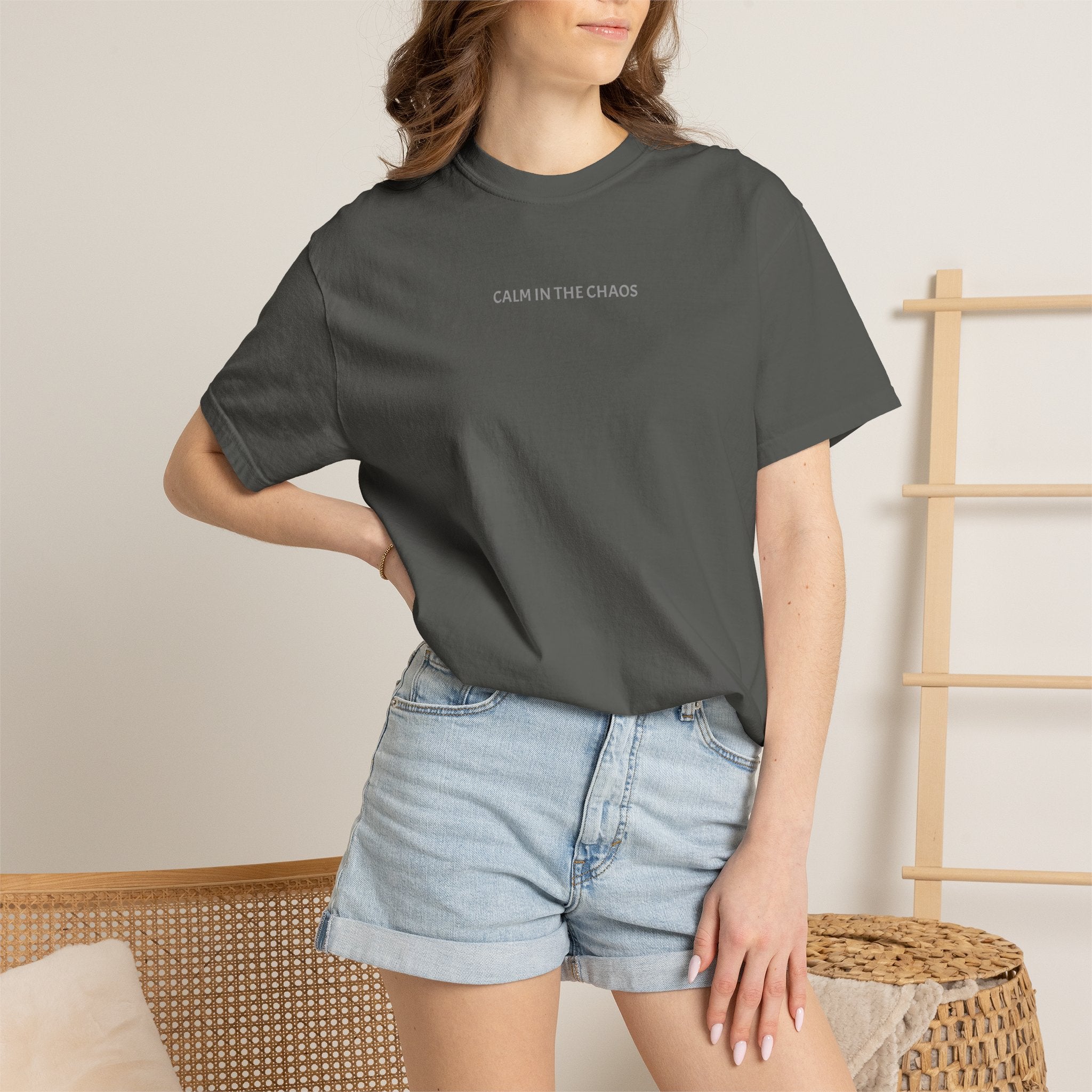 Calm in the Chaos T-Shirt — Minimalist Inspirational Tee