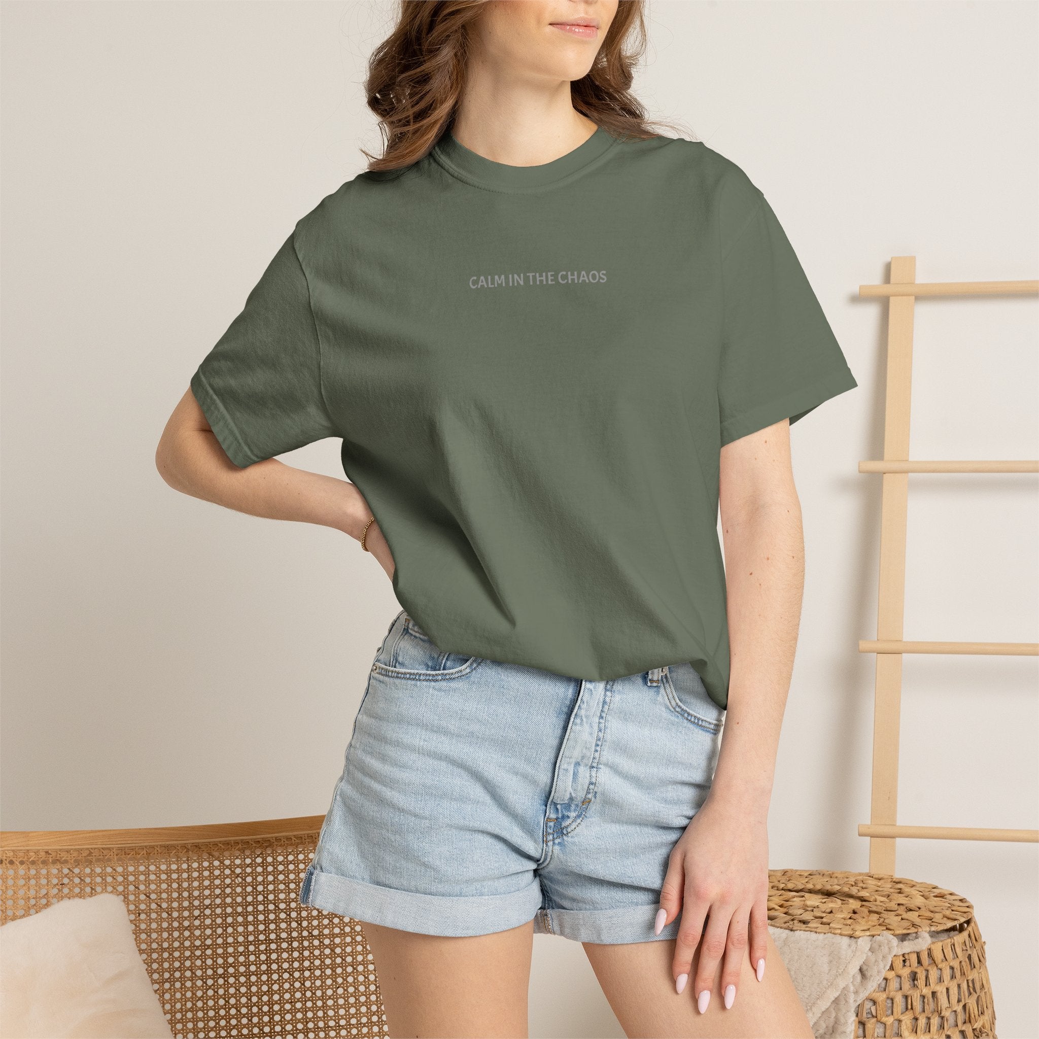 Calm in the Chaos T-Shirt — Minimalist Inspirational Tee