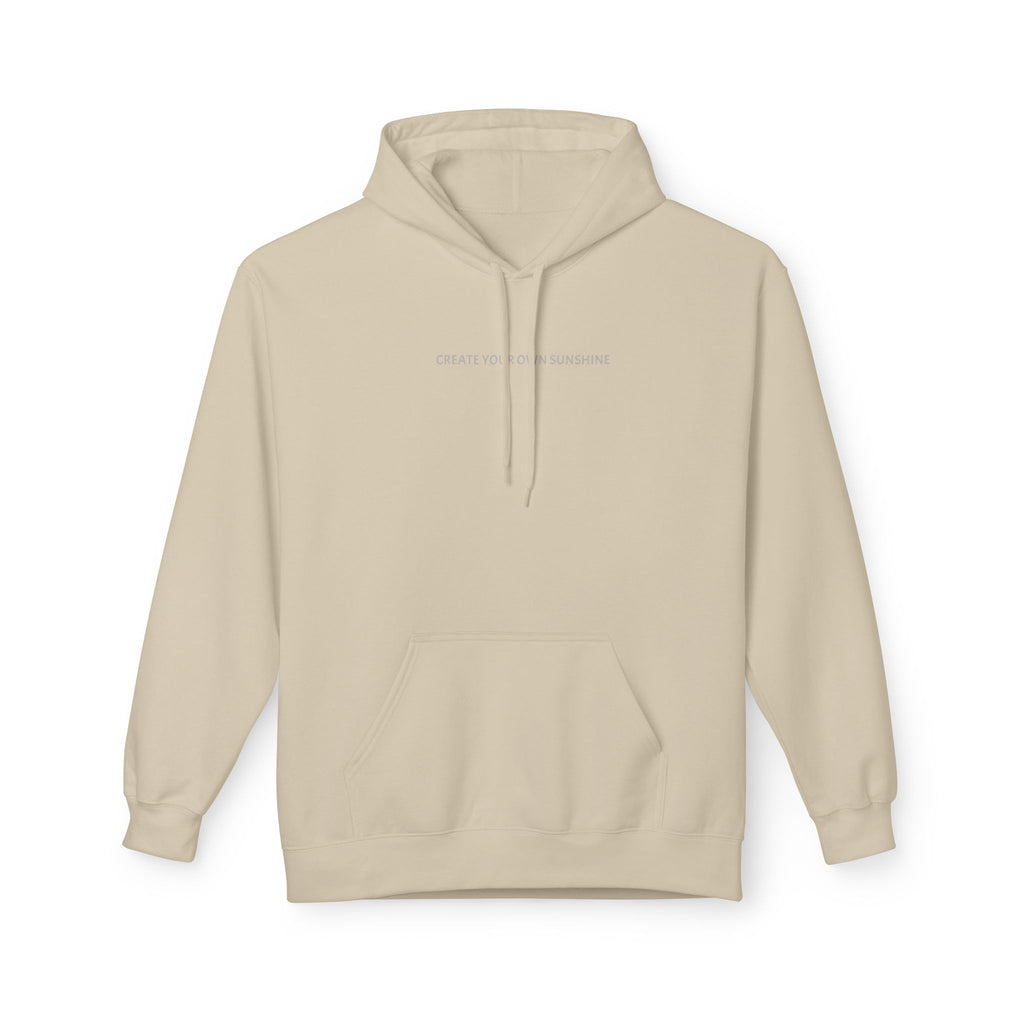 Minimal Tiny Text Hoodie — UNISEX HOODIE