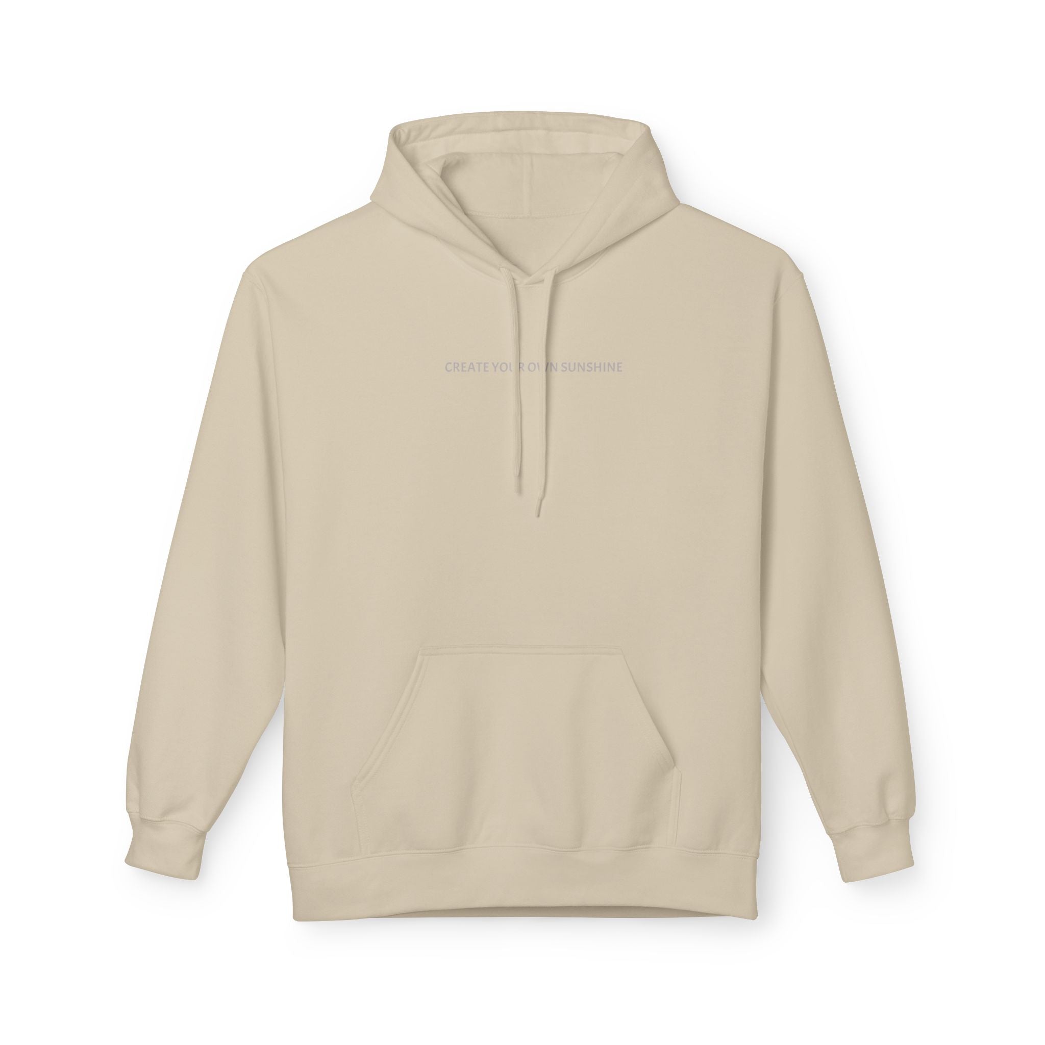 Minimal Tiny Text Hoodie — UNISEX HOODIE