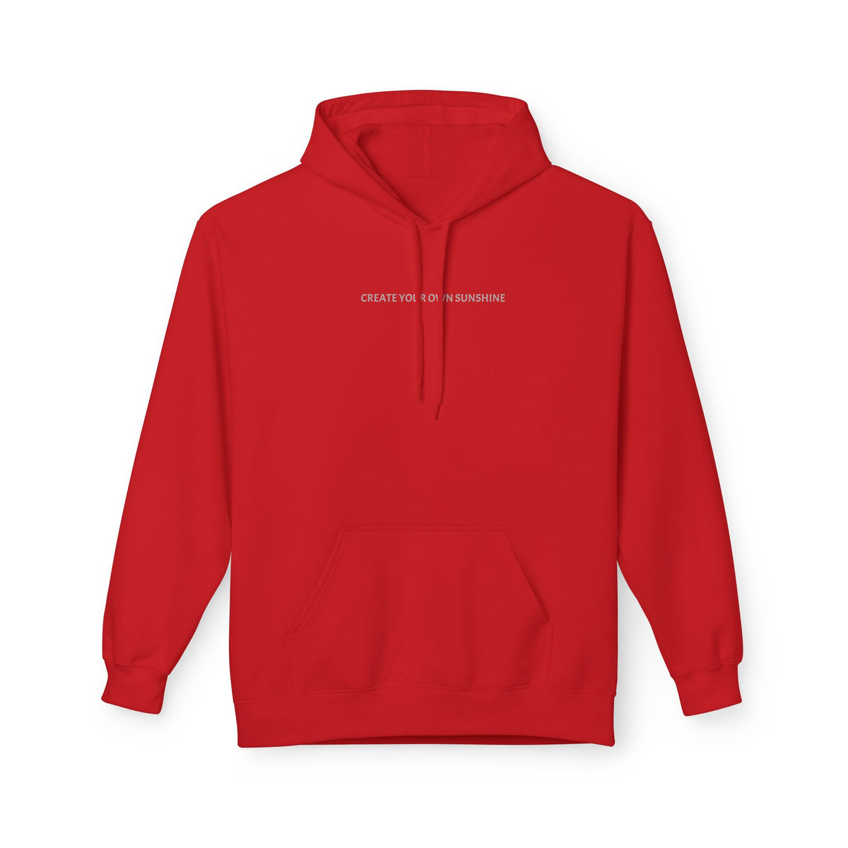 Minimal Tiny Text Hoodie — UNISEX HOODIE