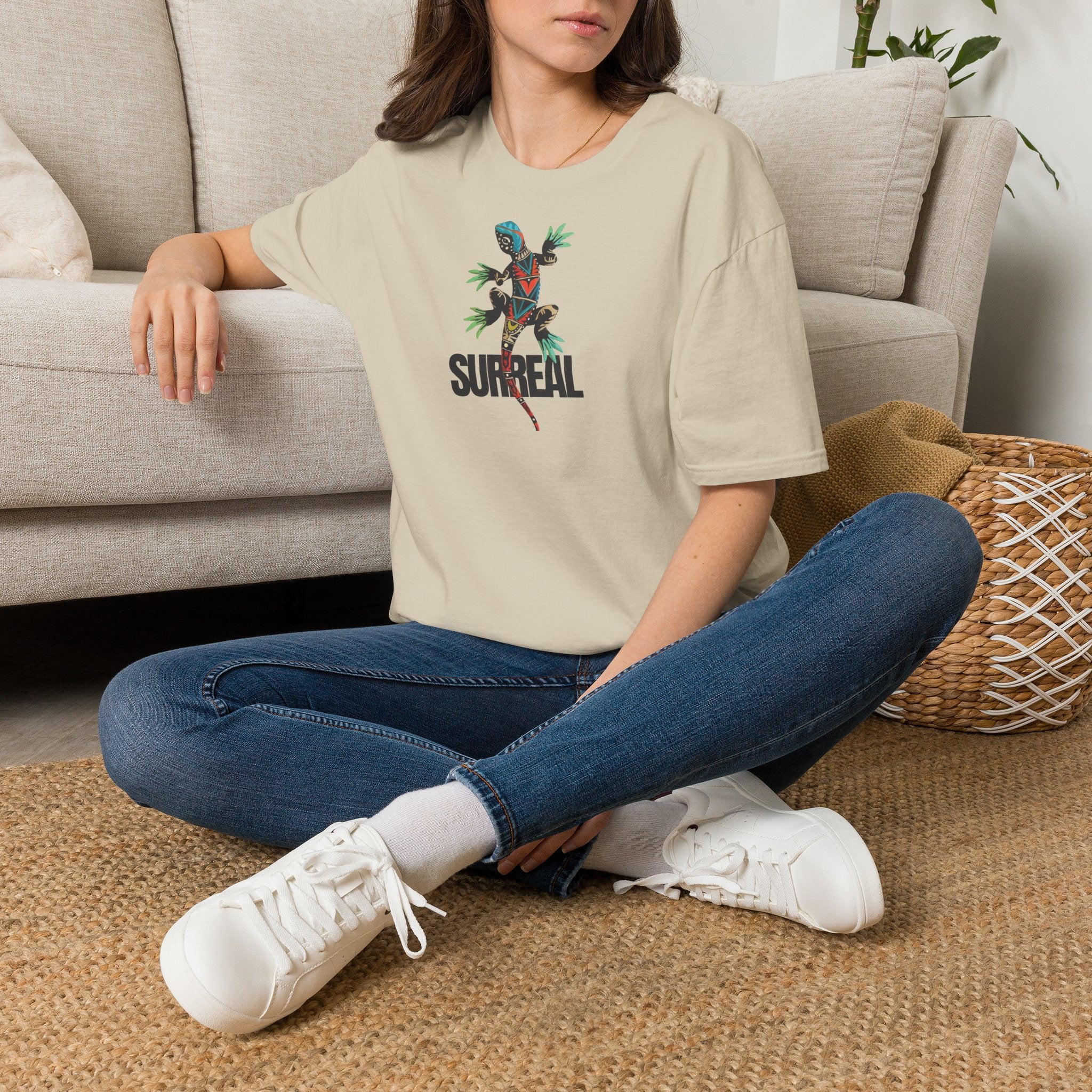 Surreal Gecko Unisex T-skjorte
