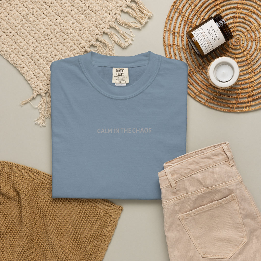 Calm in the Chaos T-Shirt — Minimalist Inspirational Tee