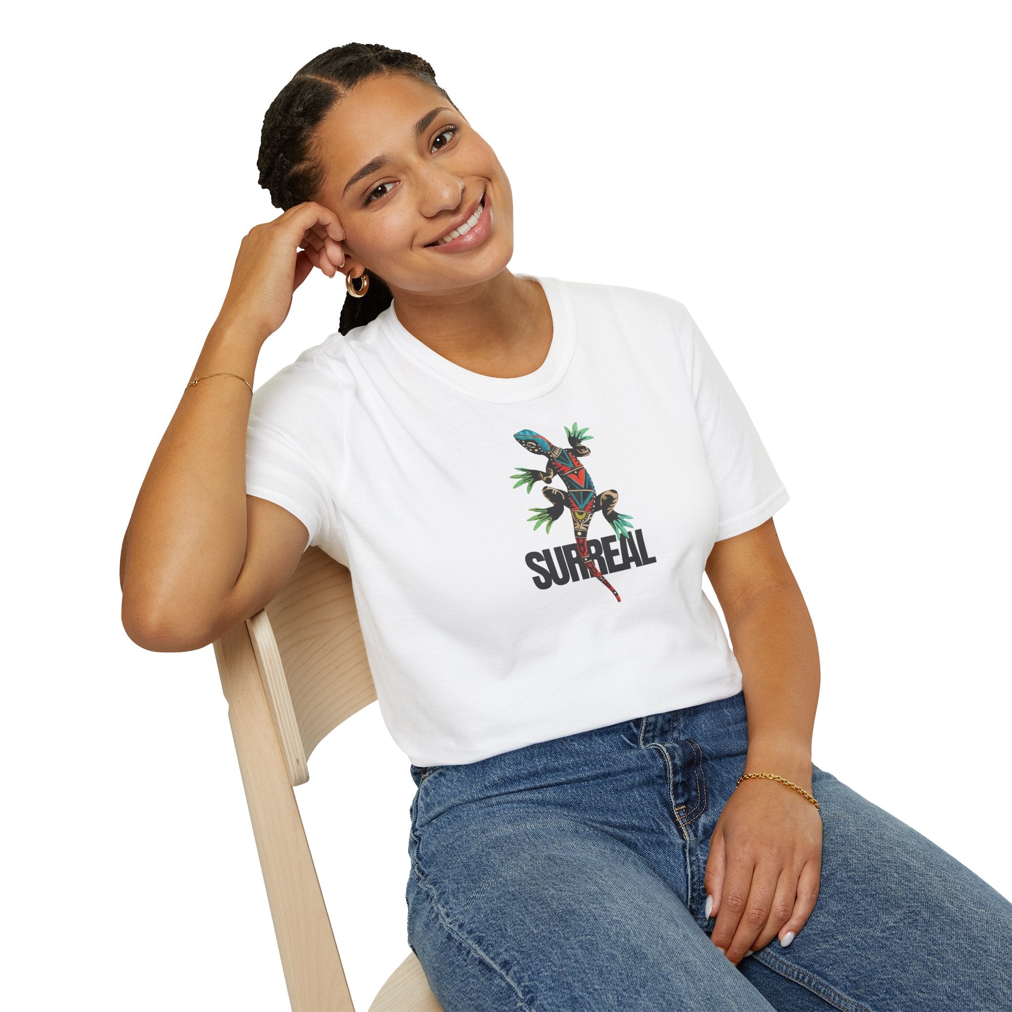 Surreal Gecko Unisex T-skjorte