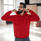 Minimal 'Vibe With Me' Zip Hoodie –Unisex Sweatshirt