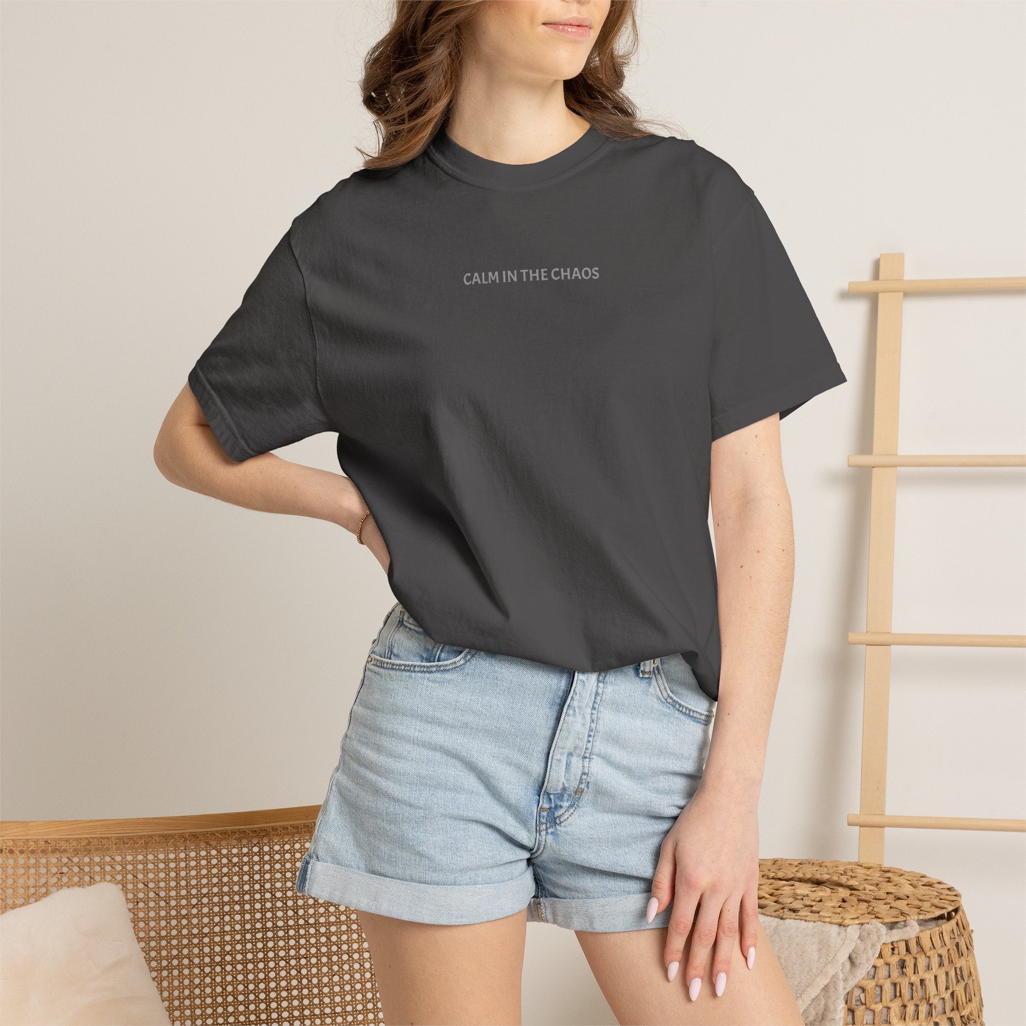 Calm in the Chaos T-Shirt — Minimalist Inspirational Tee